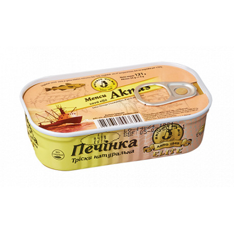 FOIE DE MORUE AU NATUREL (N°7) 121GR - PACK DE 24