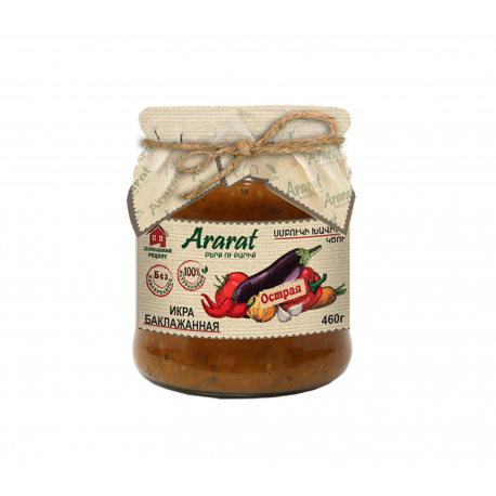 CAVIAR D'AUBERGINES PIQUANTE - ARARAT BOCAL 460GR - PACK DE 12