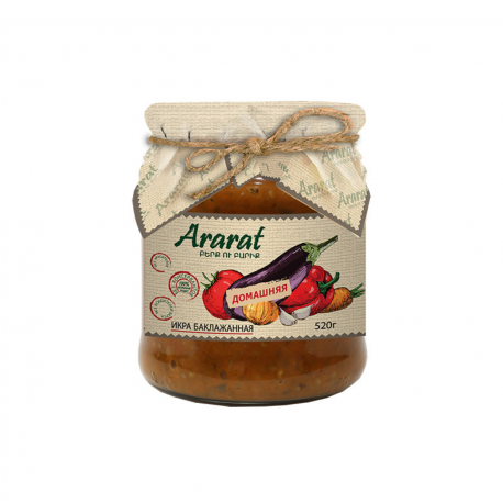 CAVIAR D'AUBERGINES FAIT MAISON - ARARAT BOCAL 460GR