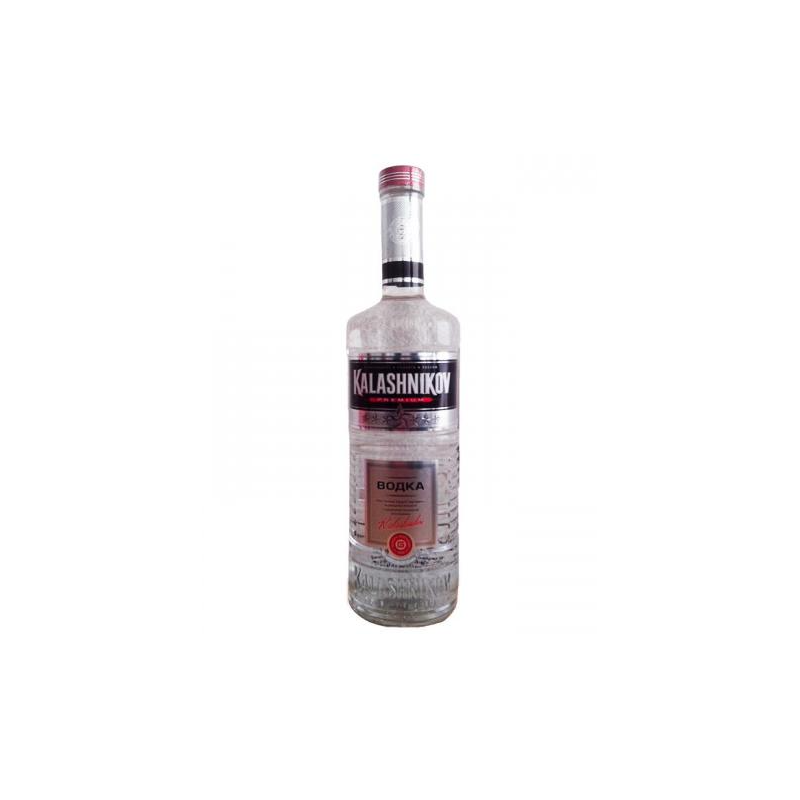 Bouteille De Vodka En Forme De Kalachnikov Vodka Kalachnikov Premium 40% 0.5L en vente direct - Agripousse
