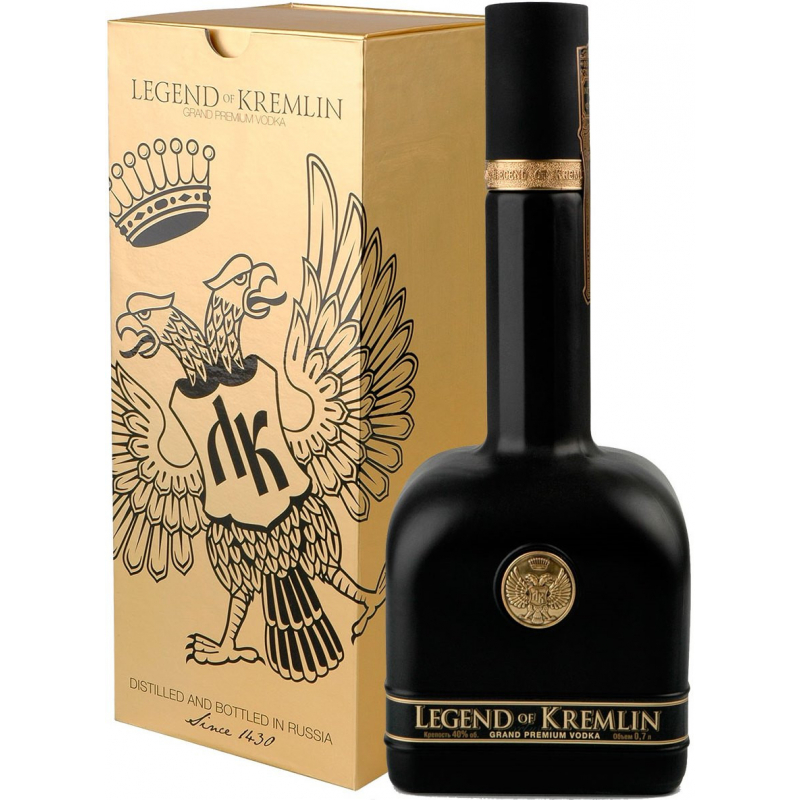 VODKA LEGEND OF KREMLIN AVEC TASSE + COFFRET CADEAU 0.7L 40%VOL en vente  direct - Agripousse