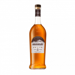 ARARAT BRANDY 5 ETOILES 5 ANS 0.7L +3 VERRES