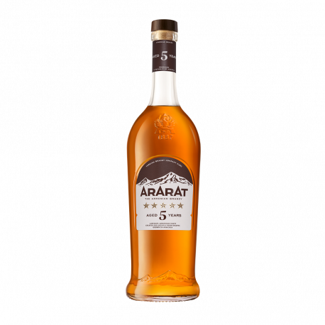 ARARAT BRANDY 5 ETOILES 5 ANS 0.7L +3 VERRES