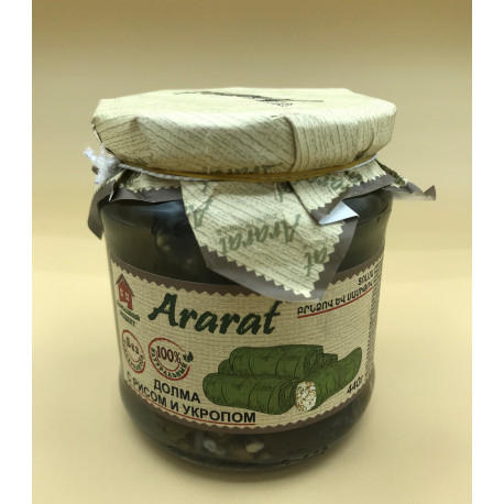 Feuilles de vignes farcies Dolma végétarienne Ararat 0.440gr