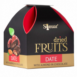 Fruits secs au chocolat N°42 - Sonuar Datte 150g - Pack de 12