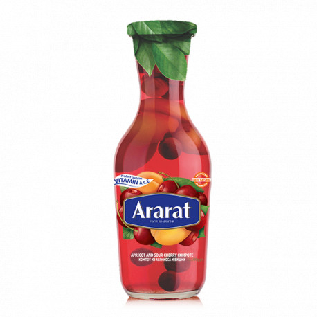 JUS D'ABRICOT ET DE CERISE COMPOTE - ARARAT 1L