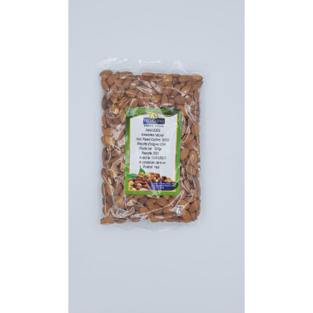 Amande naturelle moyen (30/32) - LEONIDAS - 500g