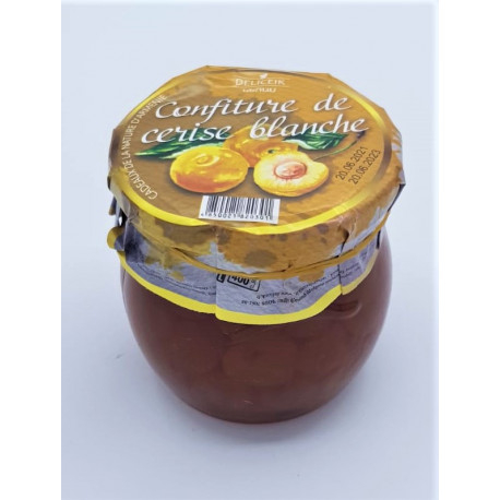 CONFITURE DE CERISE BLANCHE - DELICEIK BOCAL 420G