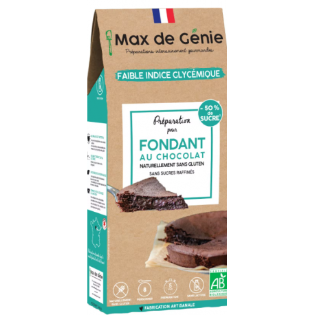 PREPARATION BIO POUR FONDANT CHOCOLAT SANS GLUTEN