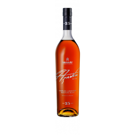 CHARLES AZNAVOUR 25 ANS - ARARAT BRANDY  0.7L 