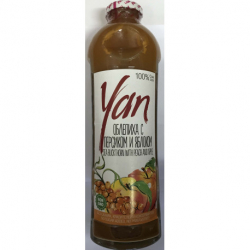 YAN - JUS D'ARGOUSIER PLUS POMME ET PÊCHE - 0.93L