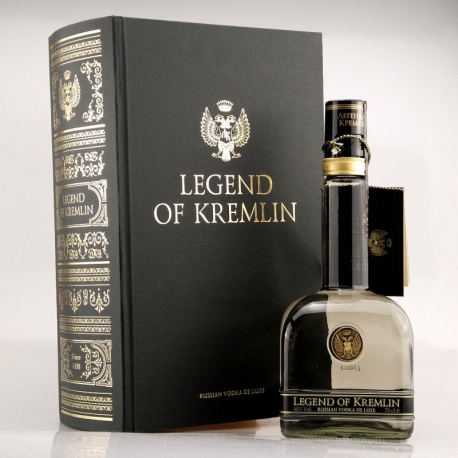 VODKA LEGEND OF KREMLIN BLACK BOOK 0.70L