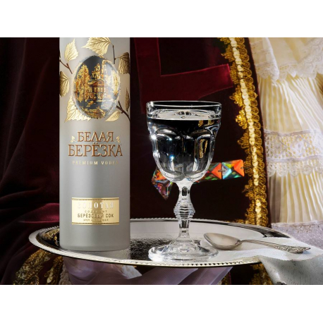 Vodka "Belaya Berezka" Gold, 0.5 L