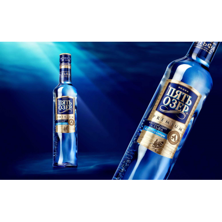 Vodka Pyat Ozer Premium (Пять Озер Премиум) 0.5l