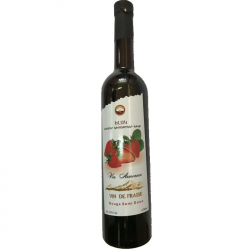 VIN ROUGE SEMI-DOUX FRAISE 0.75L