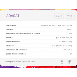 Biere Ararat 0.5l