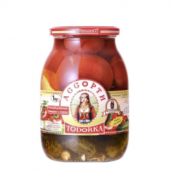 TODORKA N°25 - TOMATES ET CORNICHONS MARINE ASORTI - BOCAL 1000G