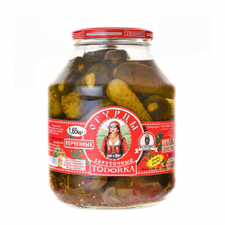 TODORKA N°44 - CORNICHONS PIMENTÉS - BOCAL 1.65KG