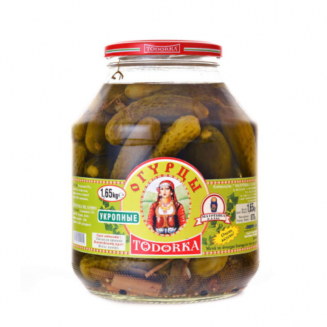 TODORKA N°41 - CORNICHONS À L'ANETH - BOCAL 1.65KG