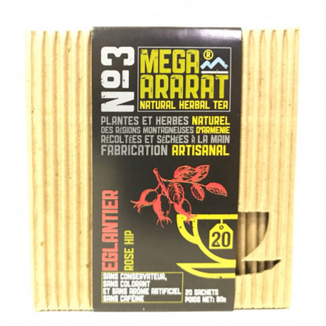 L'infusion du thé sachets N°3 Eglantier - Mega Ararat 60g