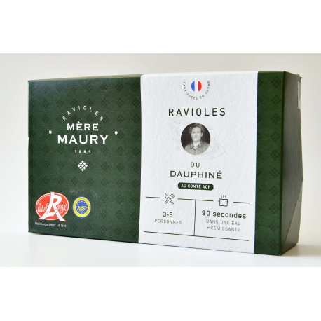 Ravioles du Dauphiné (IGP) - Label Rouge - Mère Maury (4 boites de 9 plaques)