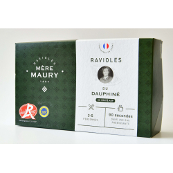 9 boites de 9 plaques Ravioles du Dauphiné IGP/Label Rouge Mère Maury 