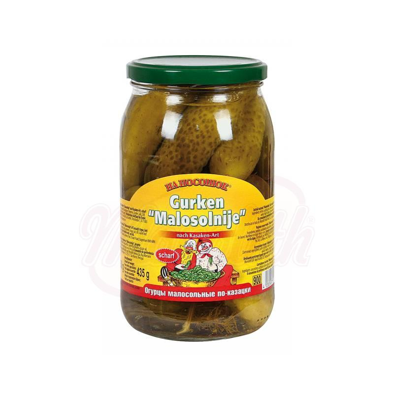 Cornichons malossols piquants 850g en vente direct Agripousse