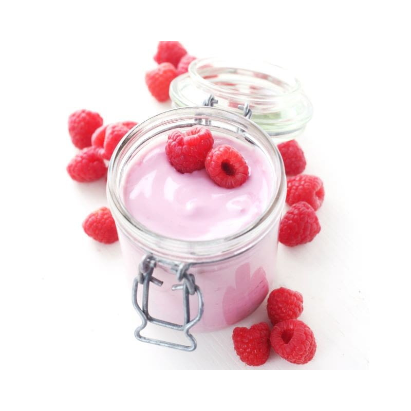 Yaourt Fermier à la framboise 16 × 125 gr en vente direct Agripousse