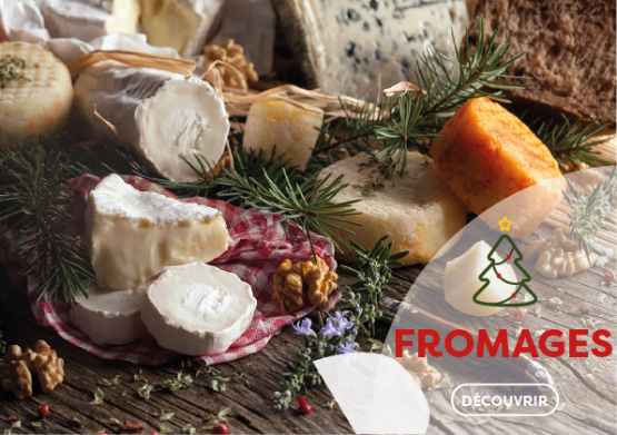 Les fromages pour feter Noël